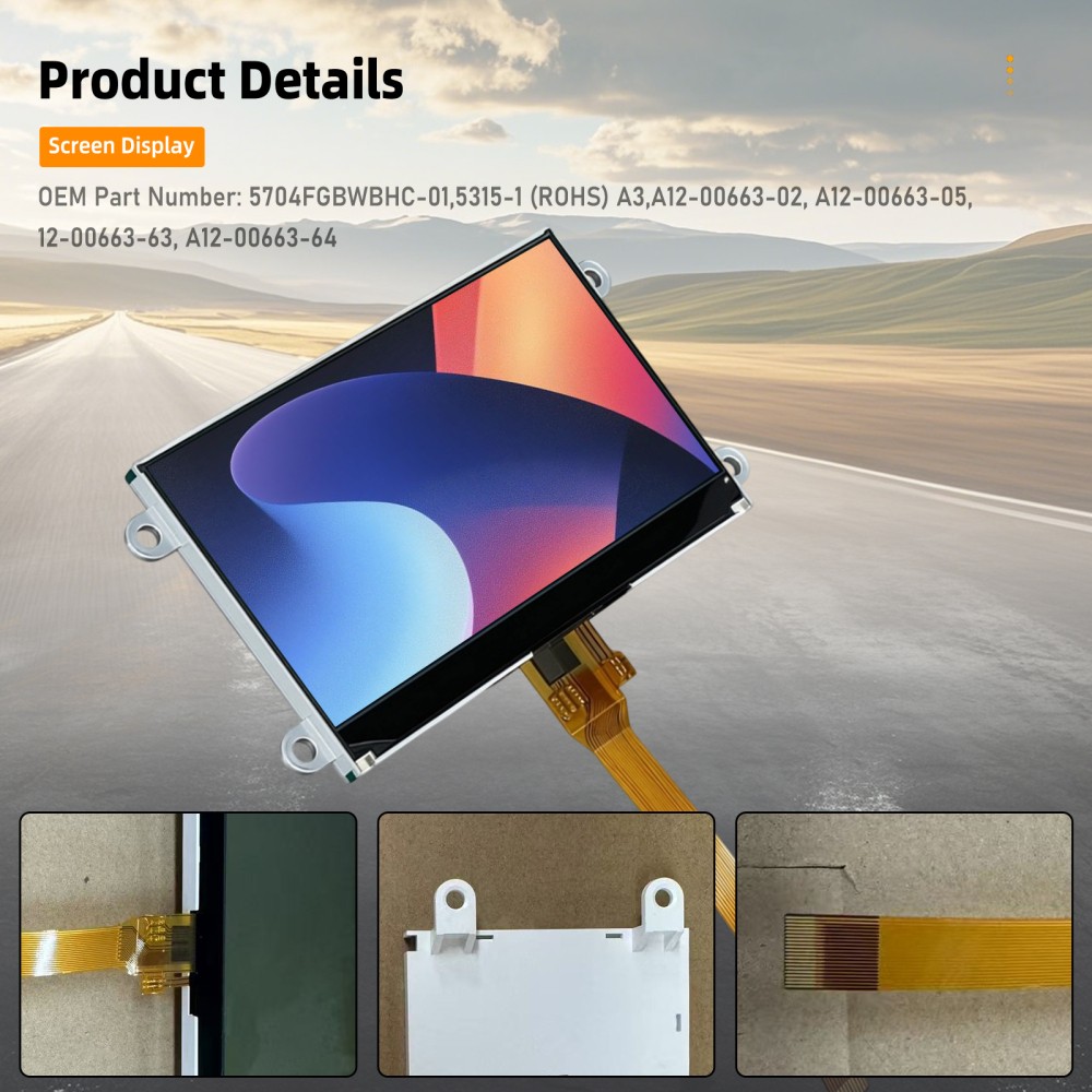 LCD DISPLAY FOR CARRIER TRANSICOLD X4 7500 7300 X3 2500 Vector 8500 8600 APX