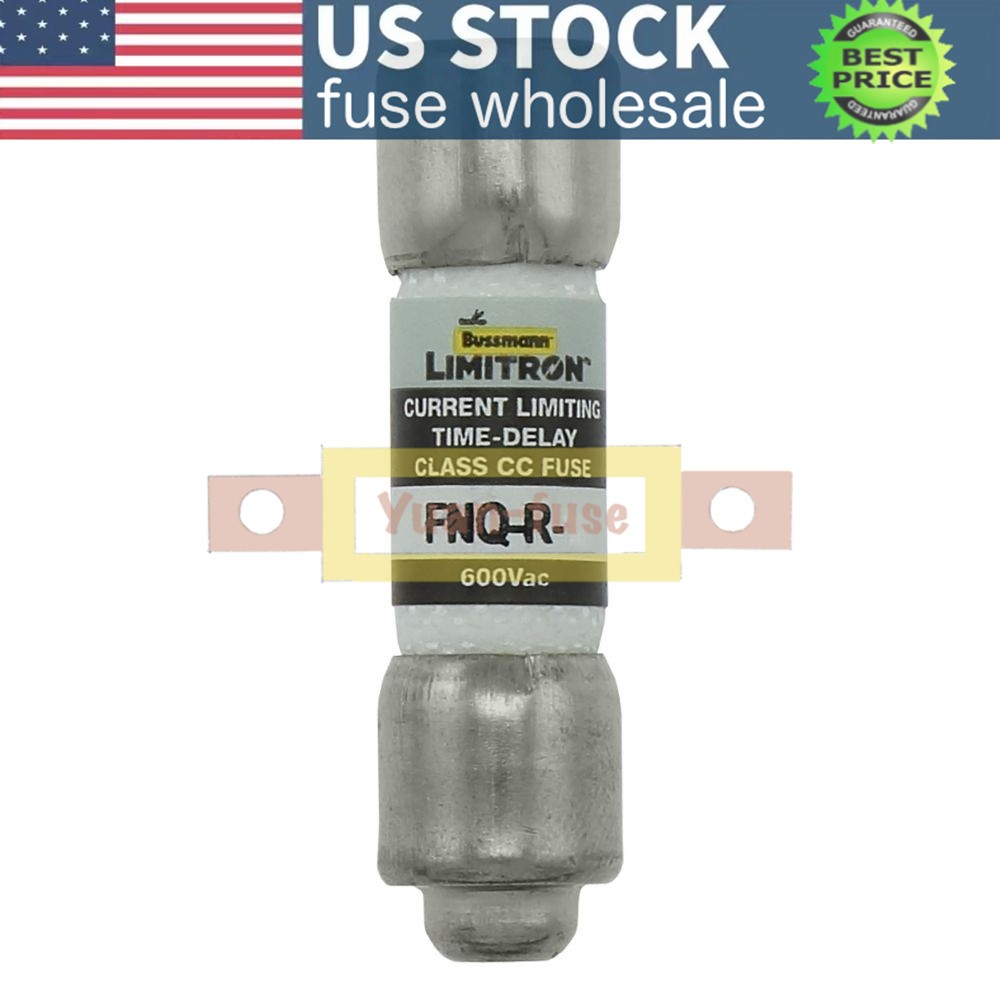 10PCS New Eaton Bussmann Series Time-delay Fuse FNQ-R-1-1/2 1.5A 600V