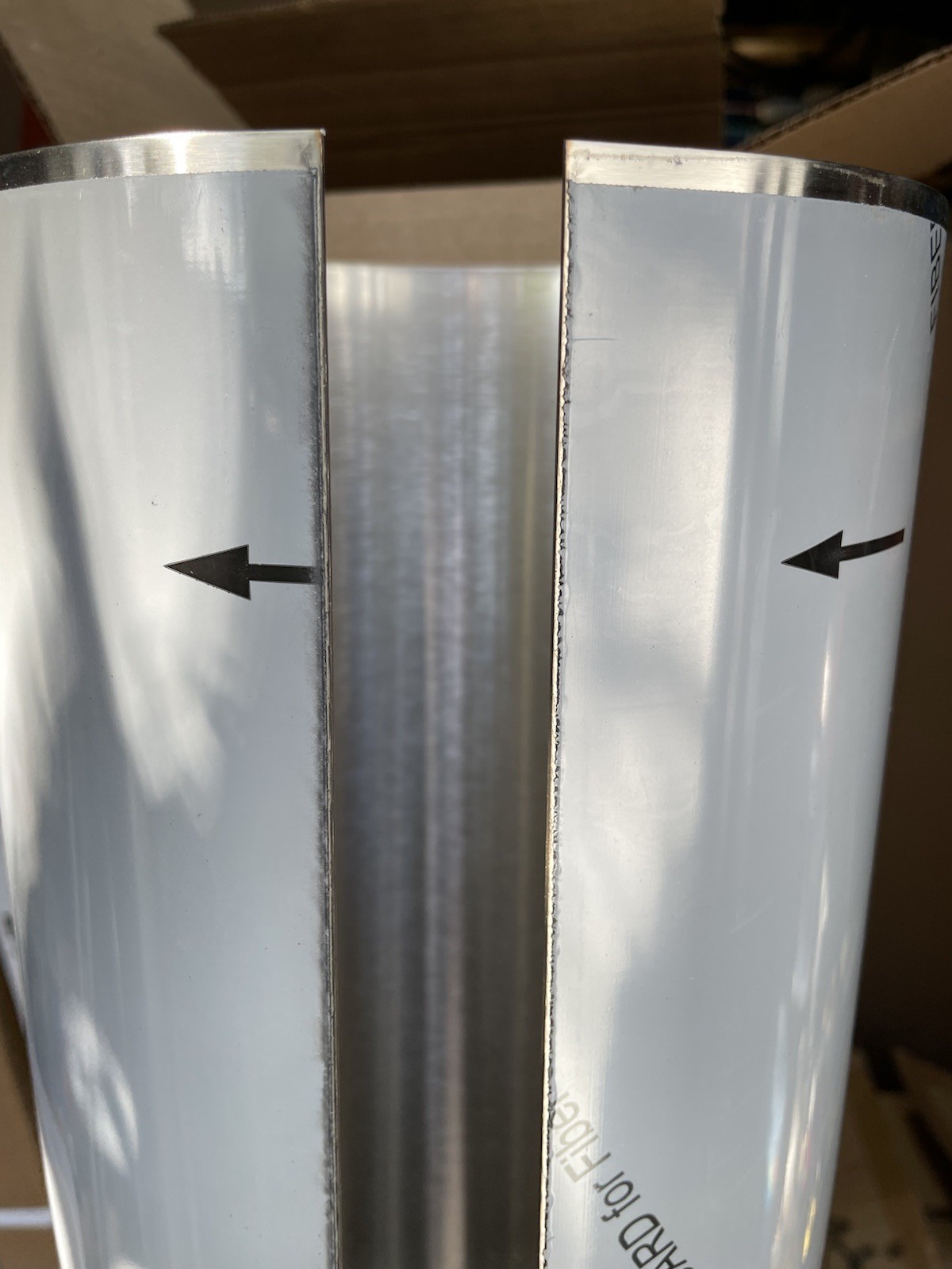 Stainless Steel Covers. A Six Pack