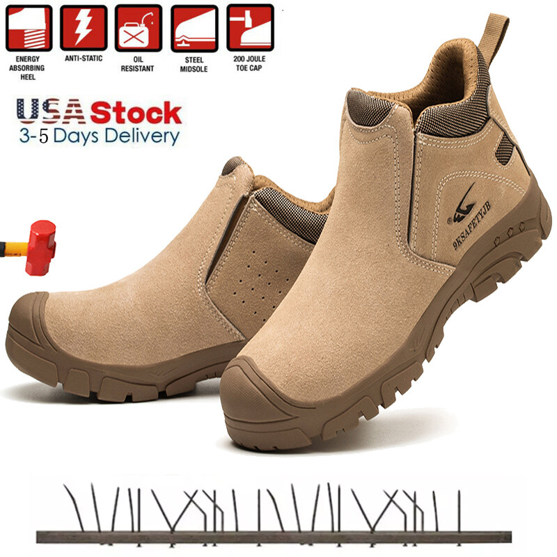 Indestructible Sneaker Non-slip Mens Composite Toe Anti-Hot Welders Protective