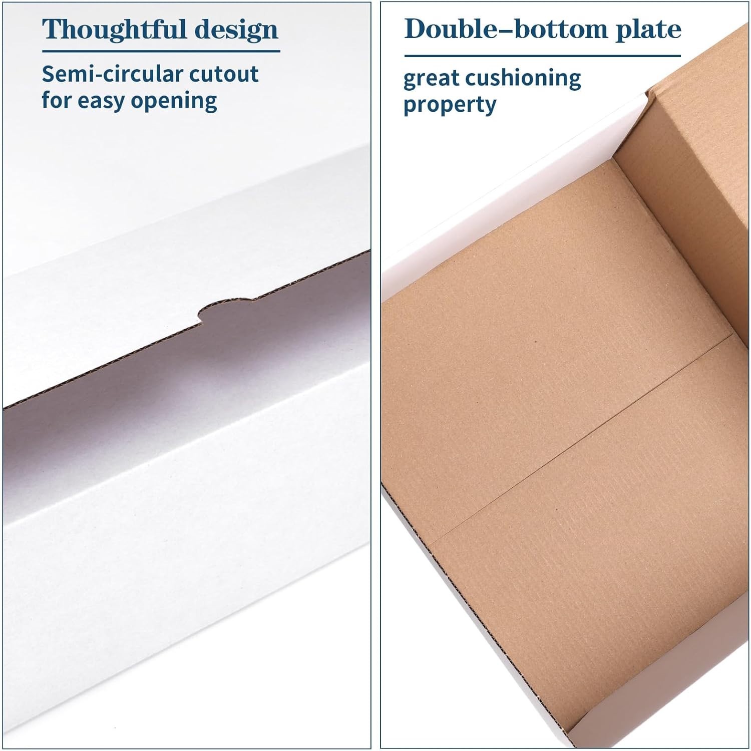 Versatile 15-Pack Matte White Shipping Boxes 12x10x6 – Perfect for Mailing Gifts