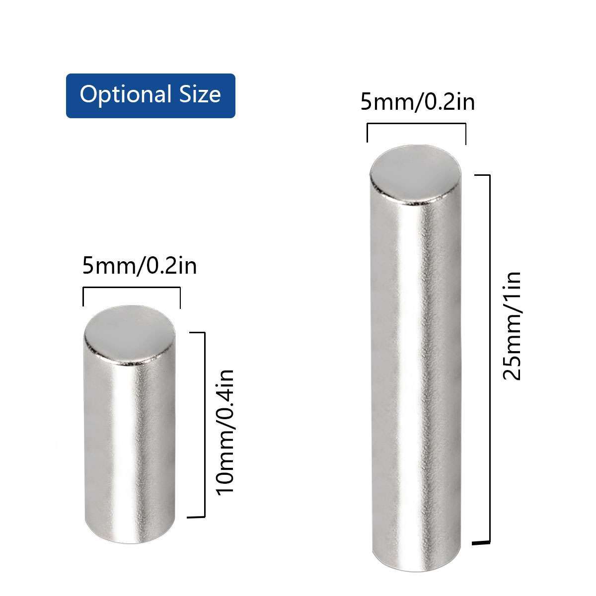 10-50PCS 10/25mm X 5mm Neodymium Disc Strong Rare Earth N45 Small Fridge Magnets