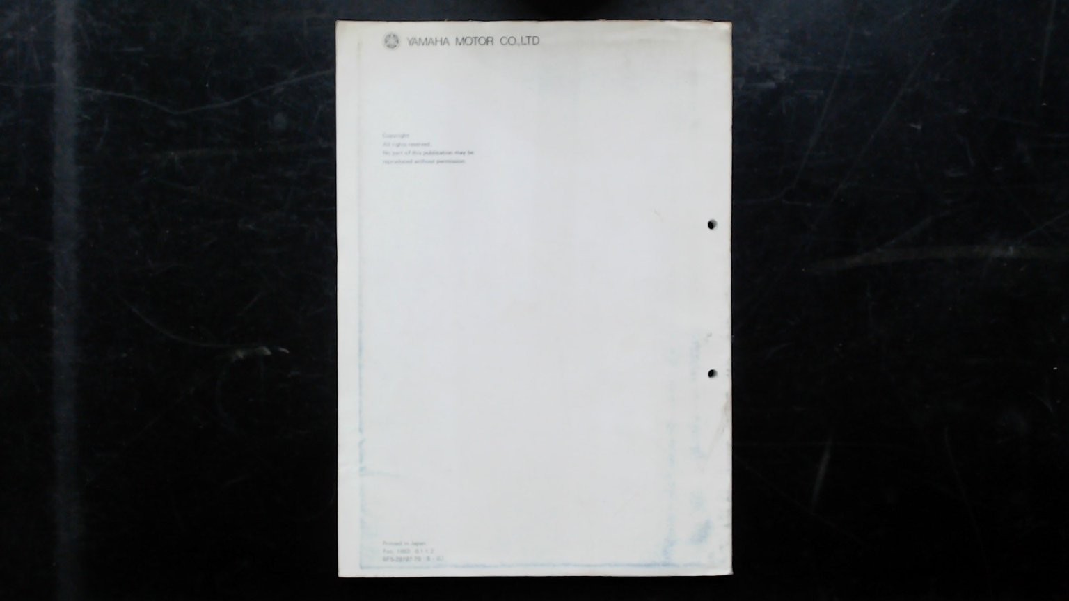 Yamaha E40G E40GK Outboard Motor Service Manual 71241 1980s Wiring
