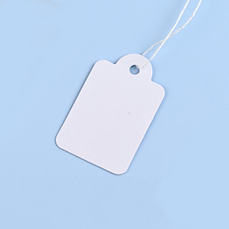 1000/500/200/100Pcs Tags 1.89 × 1.18 Inch/1.18 × 0.78 Hang Tag with Strings