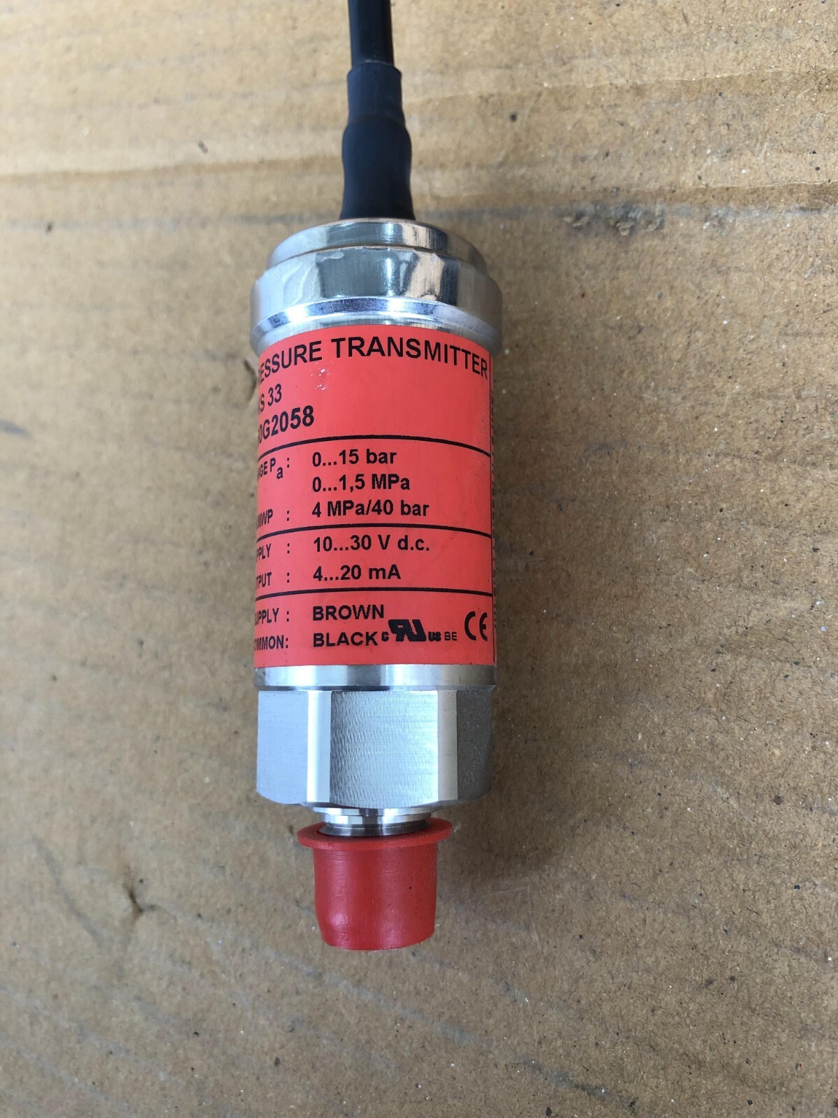 DANFOSS AKS33 PRESSURE TRANSMITTER 060G2058