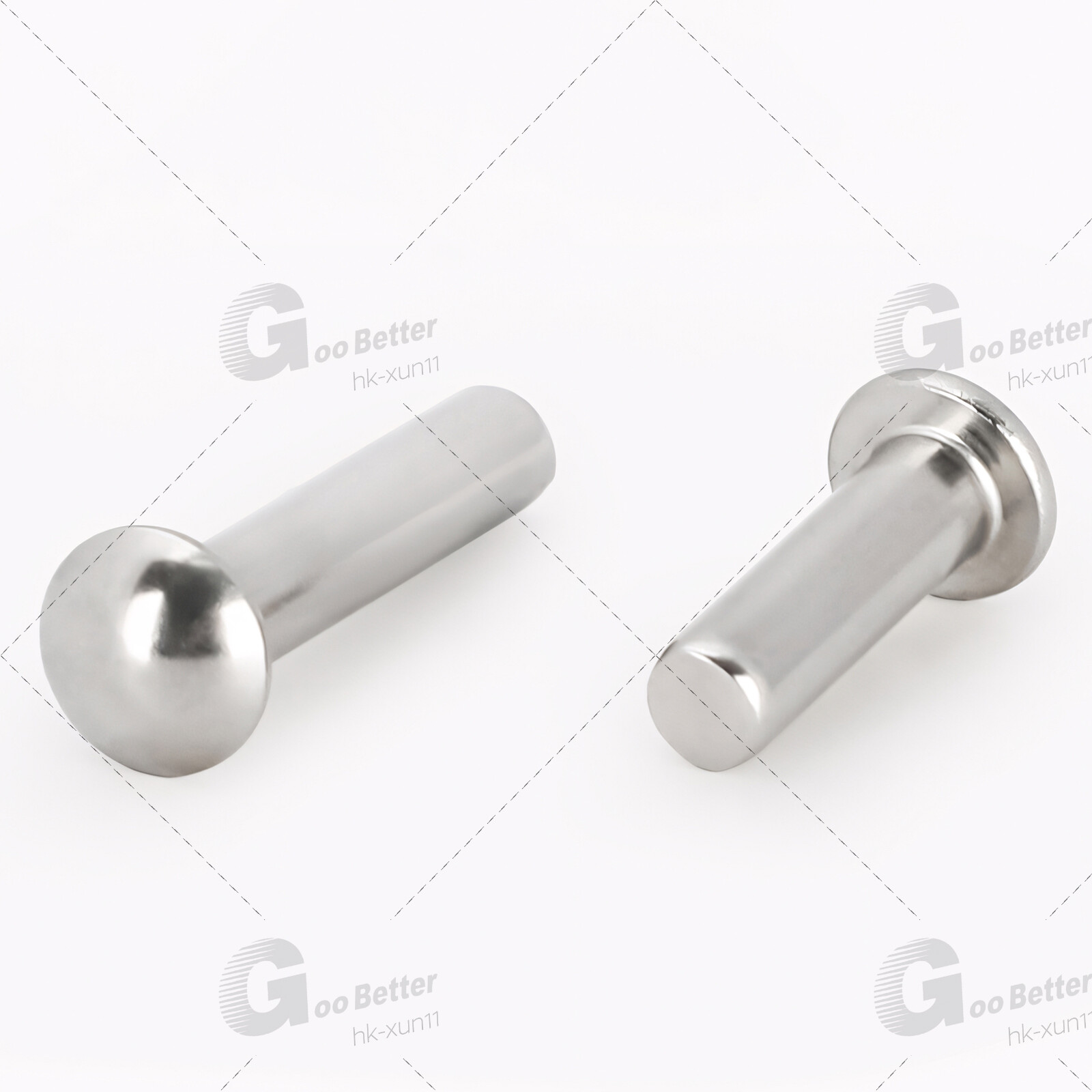 Solid Aluminium Button / Dome Round Head Rivets DIN 660 M2 M2.5 M3 M4