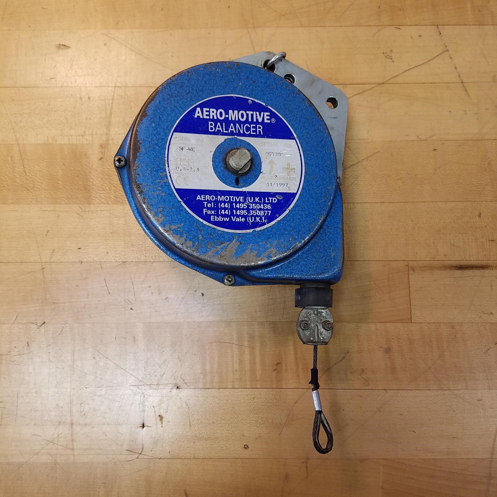 Aero-Motive 5F-WC Balancer, 0.4-2.3kg, 1-5lbs – USED