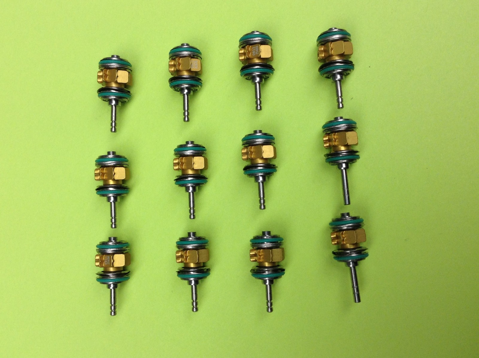 STAR DENTAL 430 TURBINE PUSH BUTTON CERAMIC LOT OF 12 “GOLD SERIES” LUBE FREE