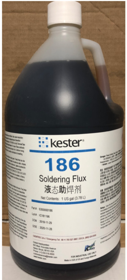 10ml / .34oz KESTER 186 NO CLEAN LIQUID RMA FLUX FOR SOLDERING