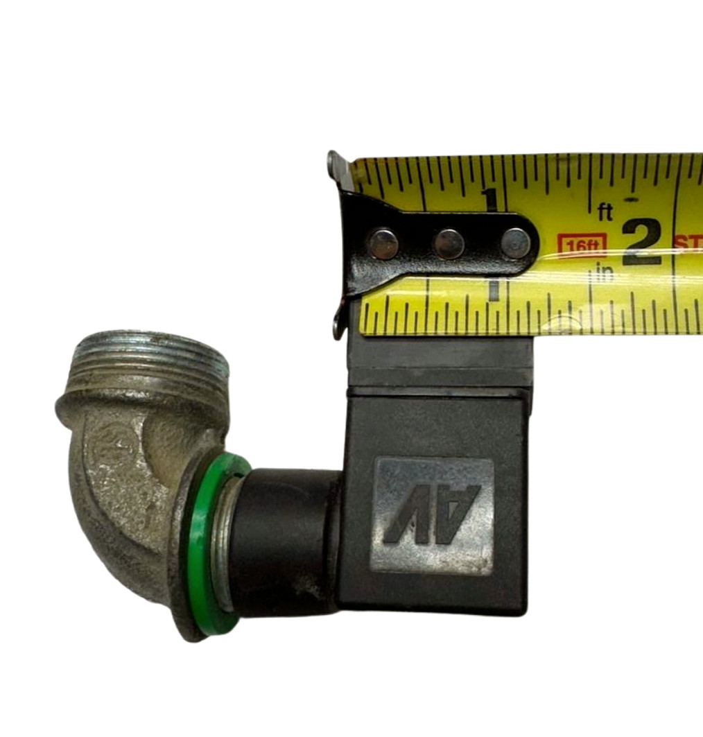 AV 7019-9DB Automatic Valve Coil, 24VDC, 48V, 50/60Hz, 8.5/6.9VA w/1/2″ Elbow
