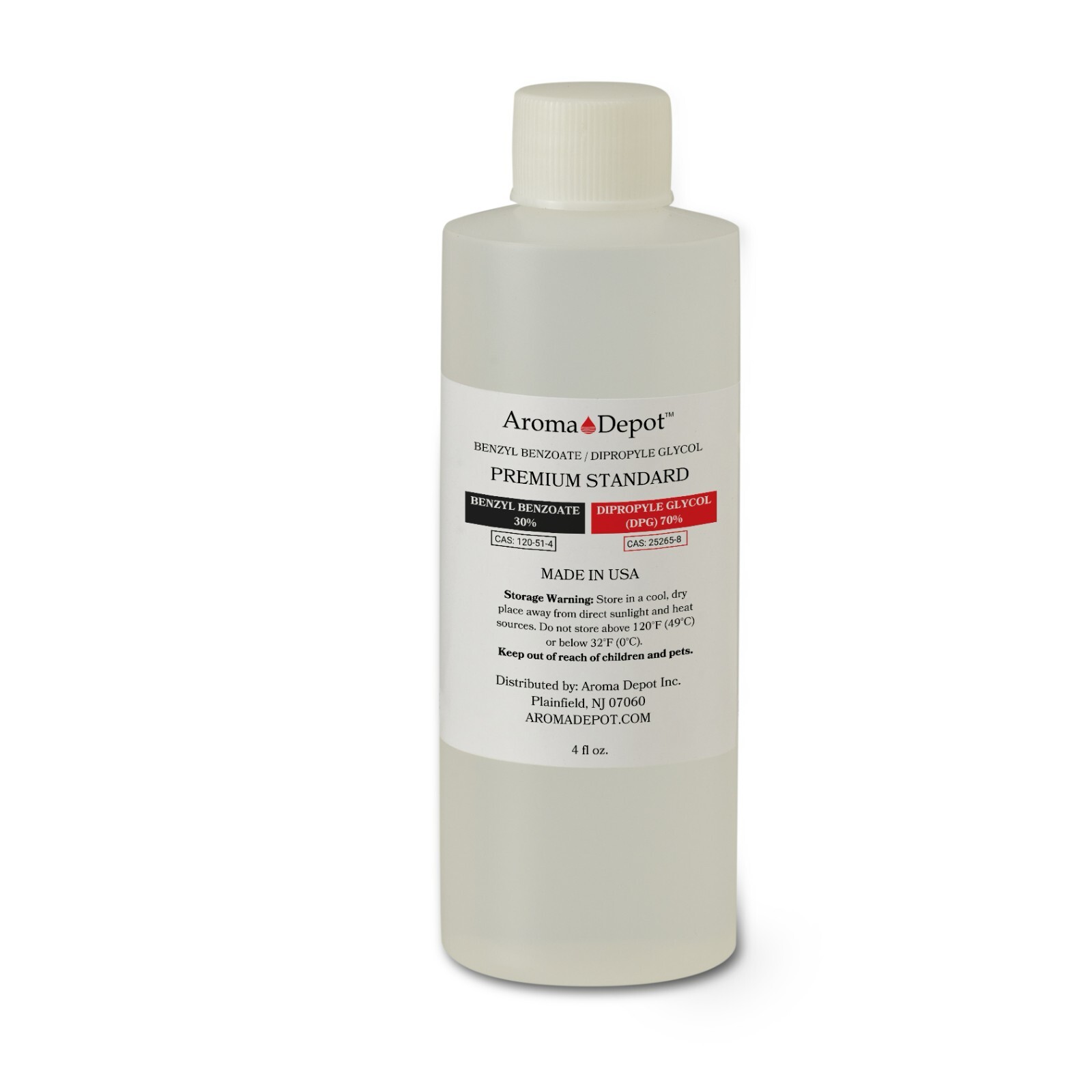 4 oz. – 70/30 DPG & Benzyl Benzoate Blend Dipropylene Glycol Aromatic Compound