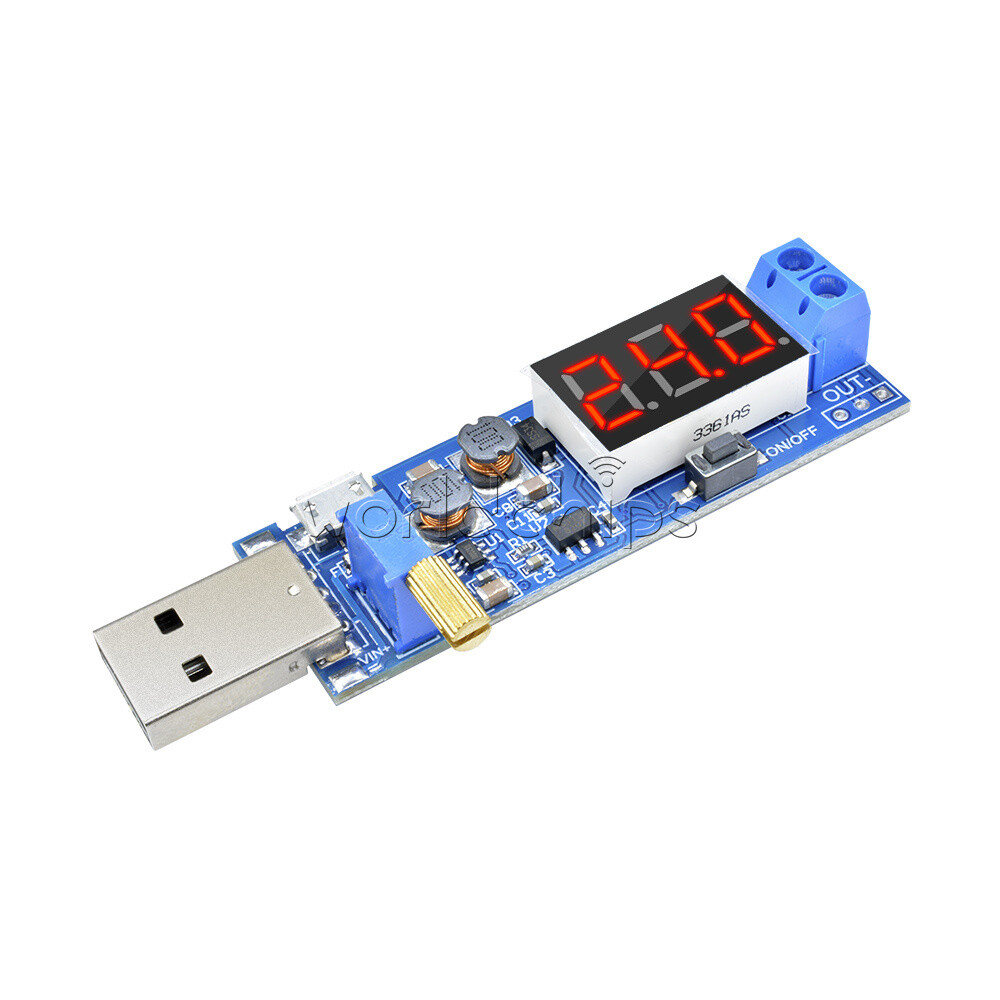 DC-DC 5V to 1.2V-24V USB Step Up Down Adjustable Converter Power Supply Module