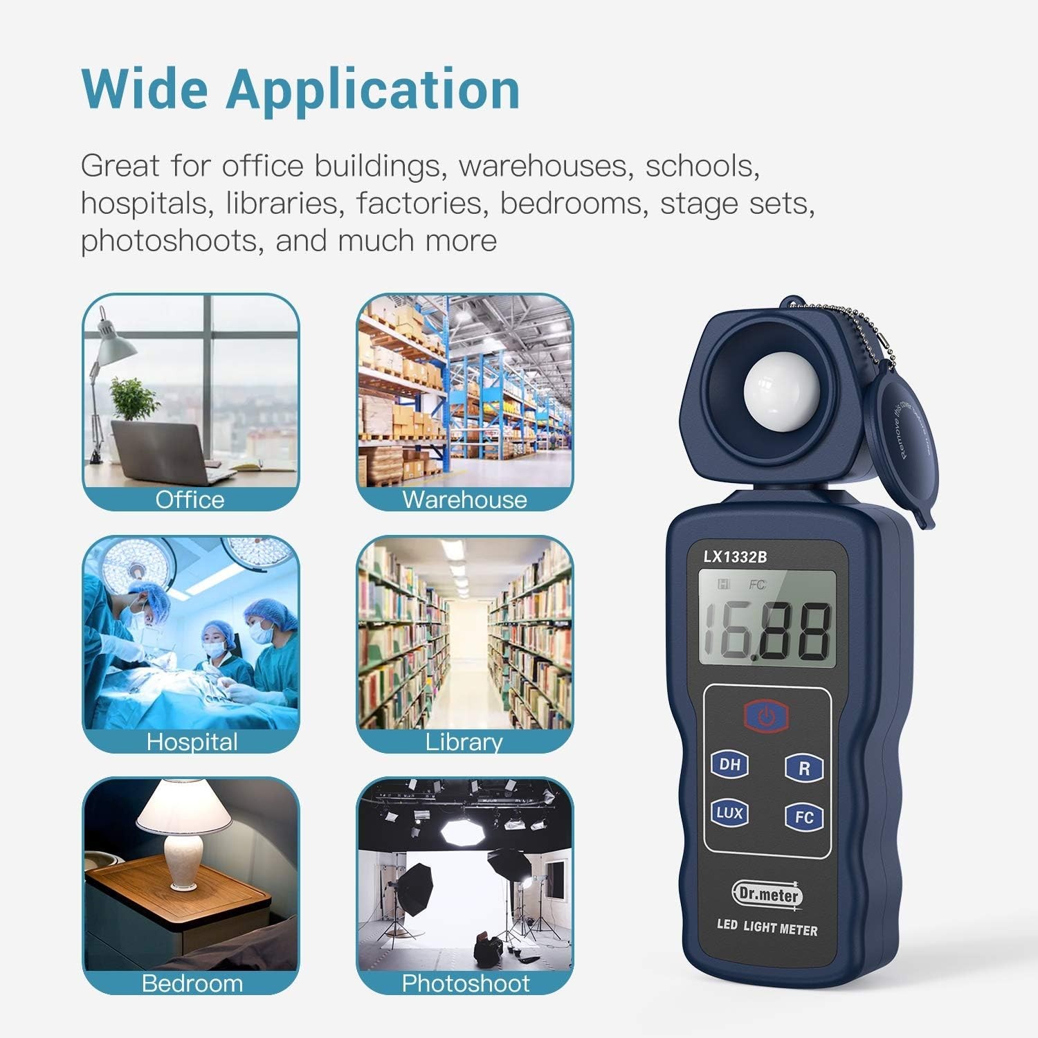 Professional Illuminance Meter for Accurate Light Measurement – 200,000 Lux