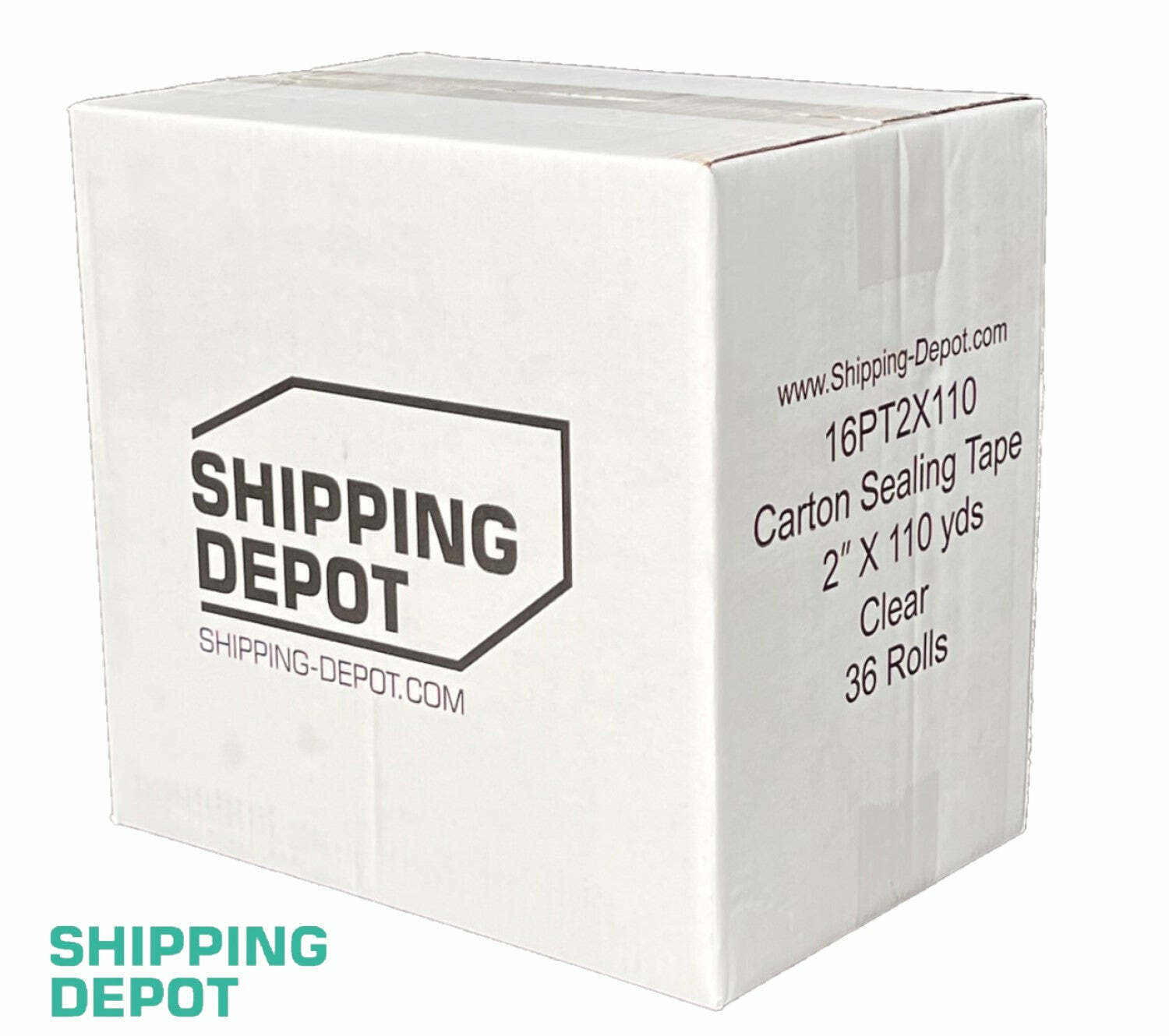 Shipping Depot Carton Box Sealing Clear Packing Tape 2″ x 110Yds up to 144 Rolls