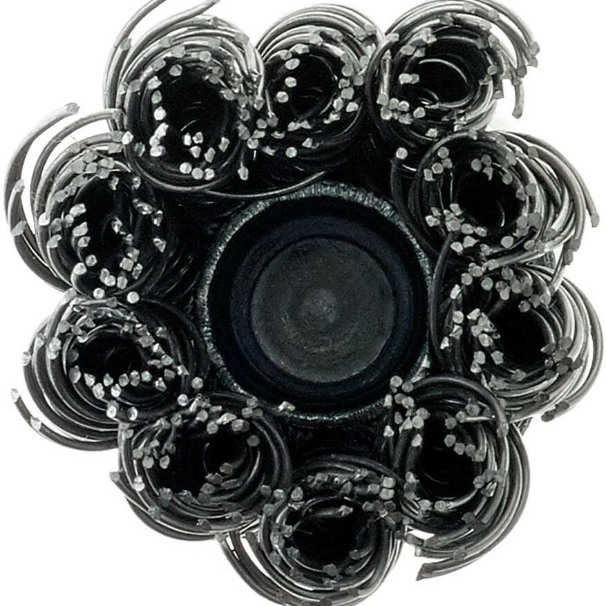 1″ Wire Knot End Brush Stainless Steel with 1/4″ Shank For Die Grinder or Drill