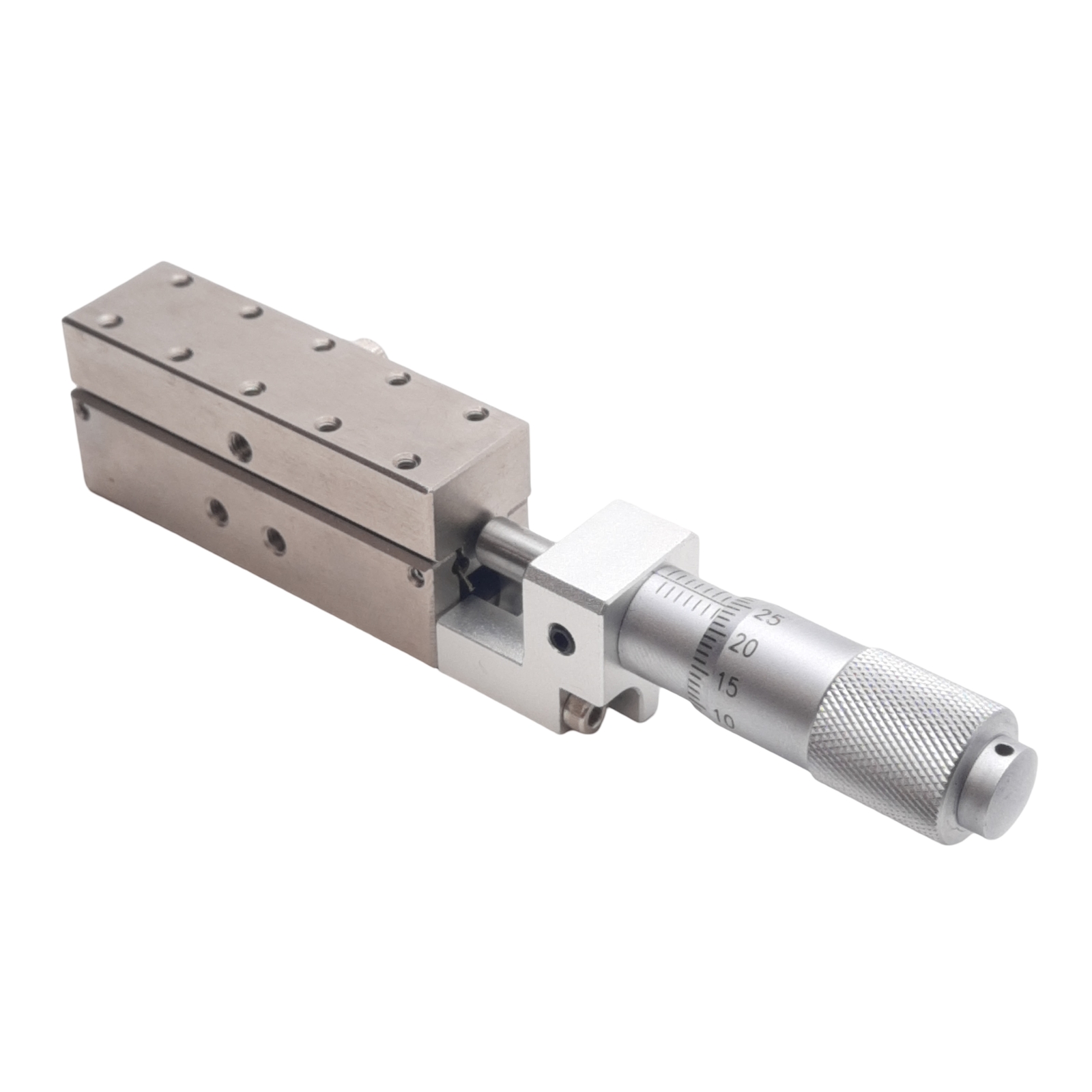 Single Axis Linear Micrometer Stage, 50x15mm, 13mm Travel, 0.01mm Graduation