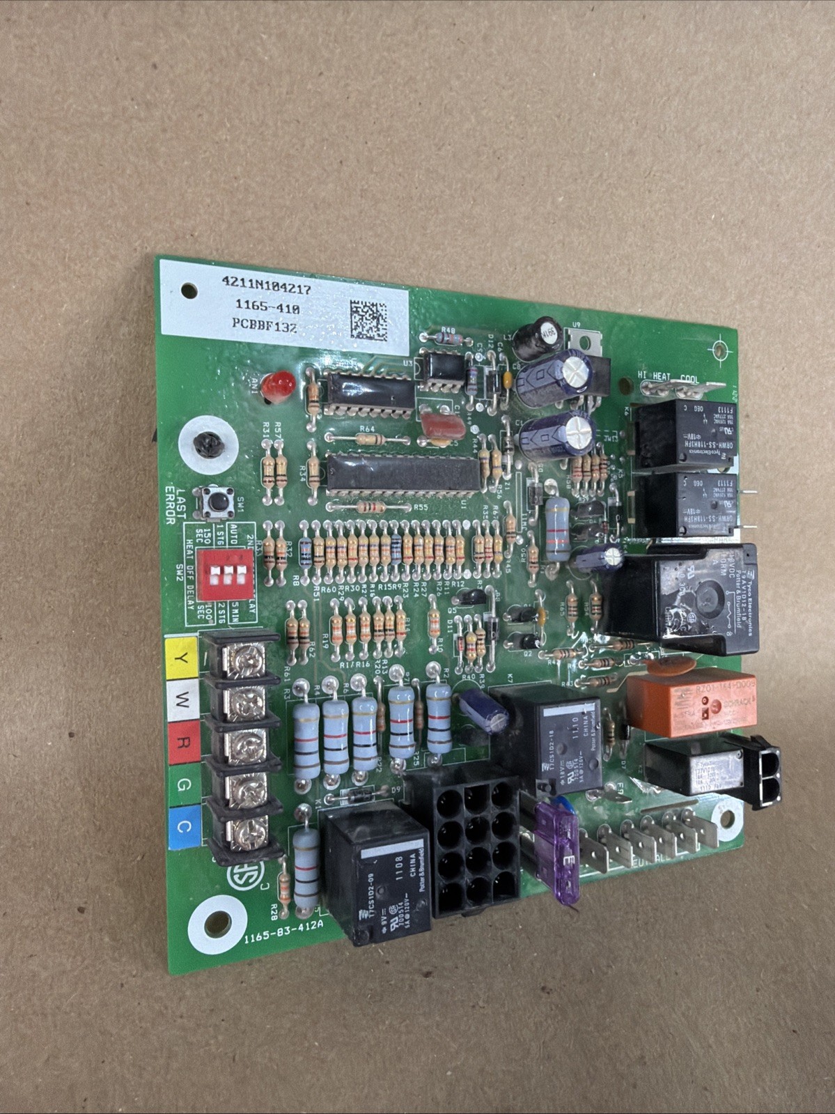 Goodman PCBBF132 OEM Furnace Control Circuit Board 1165-410 (C1)