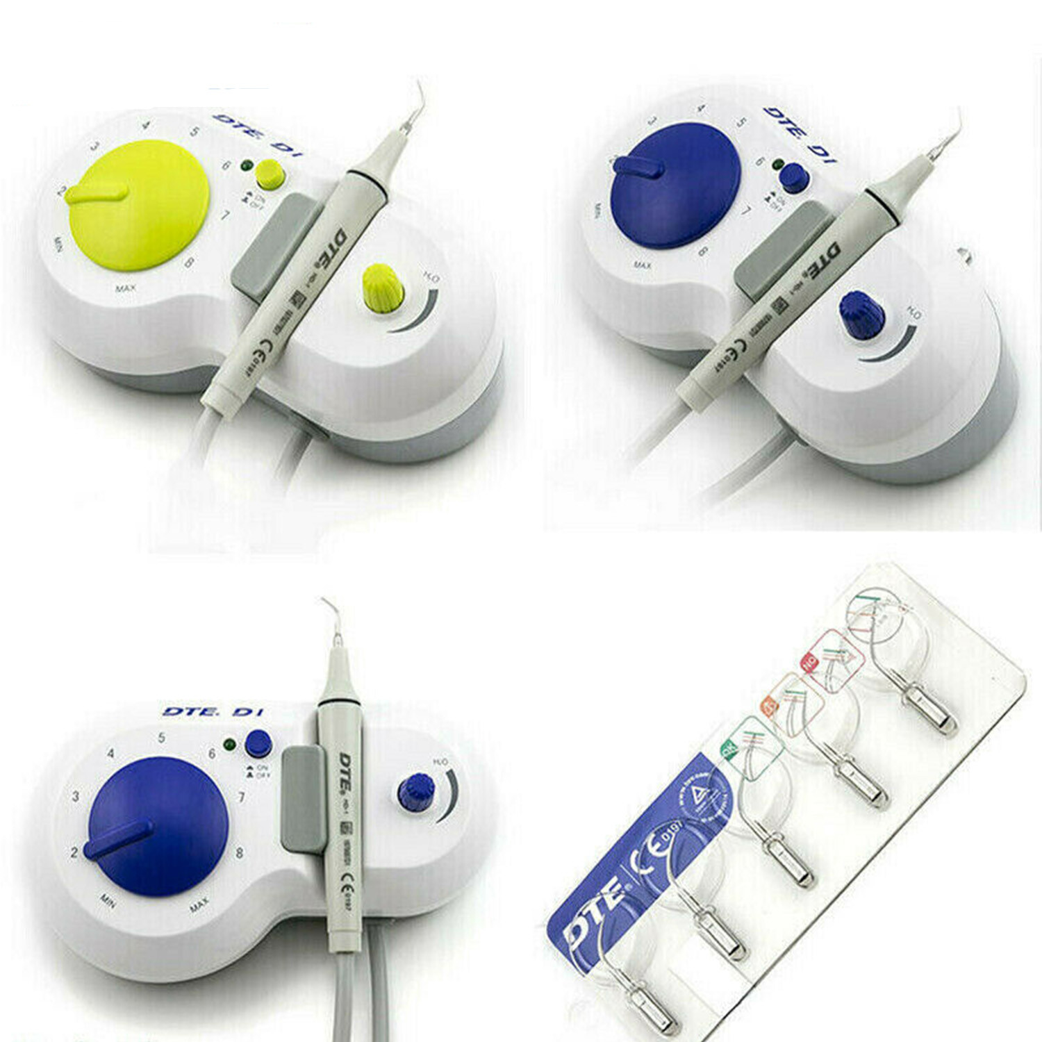 Original Woodpecker Dental DTE D1 Ultrasonic Scaler Handpiece Satelec w/ 5 Tips