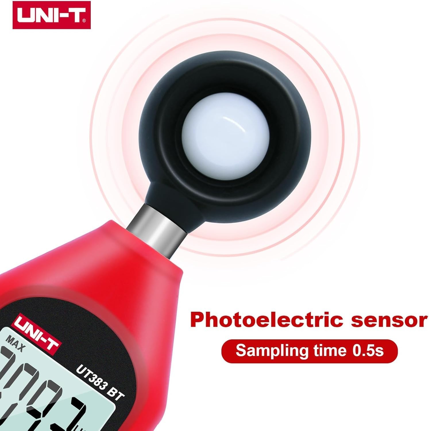 UNI-T Digital Bluetooth Illuminometer Light Meter Luxmeter 199900Lux UT383BT