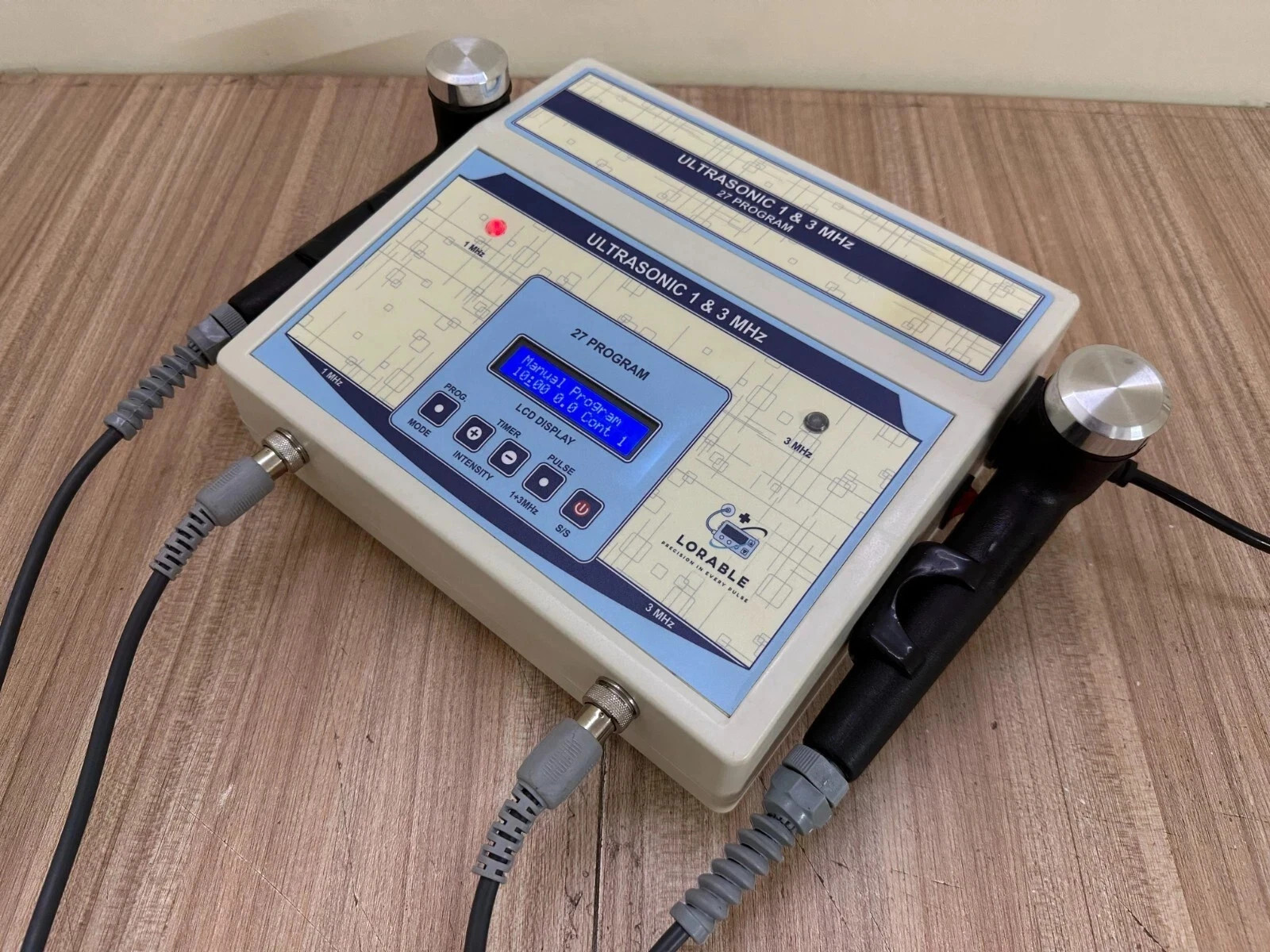 US Pro Ultrasound Therapy 1MHz & 3MHz Unit Home Use Physical Therapy Machine