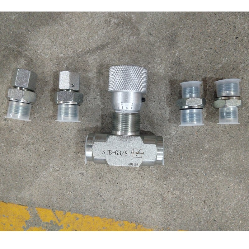 Flow Control Bidirectional Hydraulic Restrictor Valve STB-G3/8 W /L08 ConnectoyT