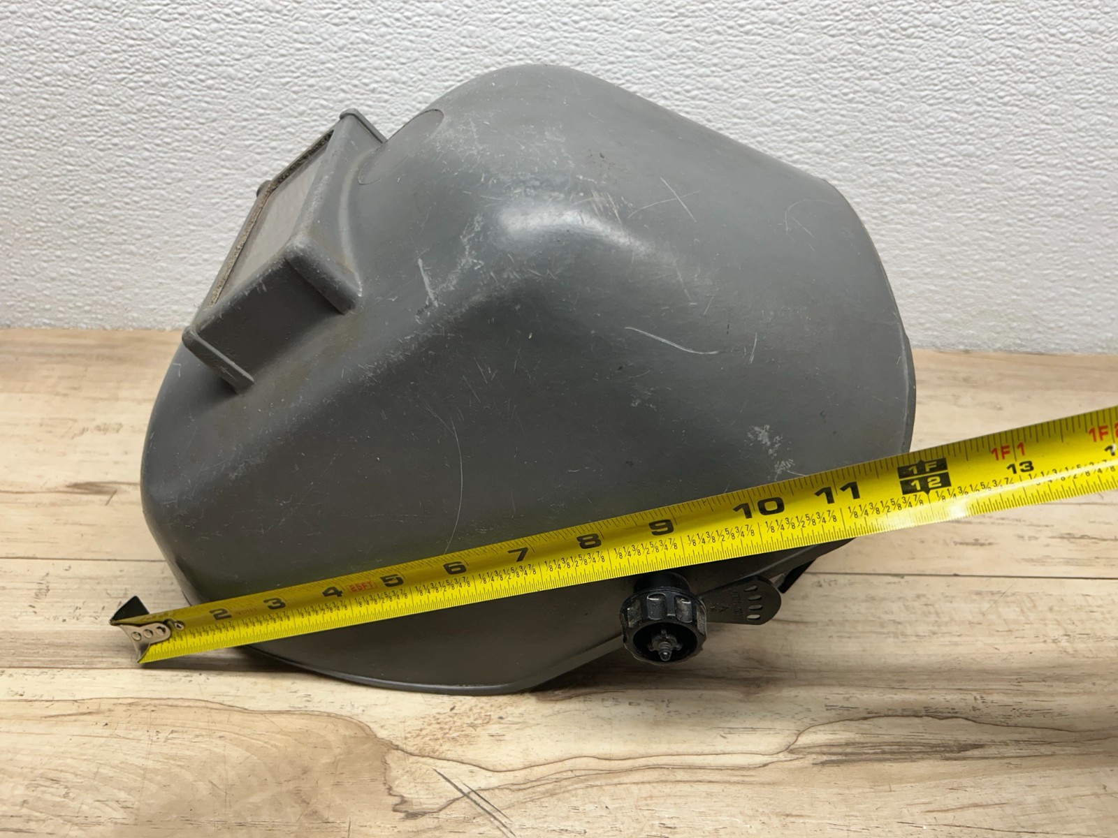 Vintage Fibre-Metal Welders Mask Gray Thermoplastic Welding Helmet
