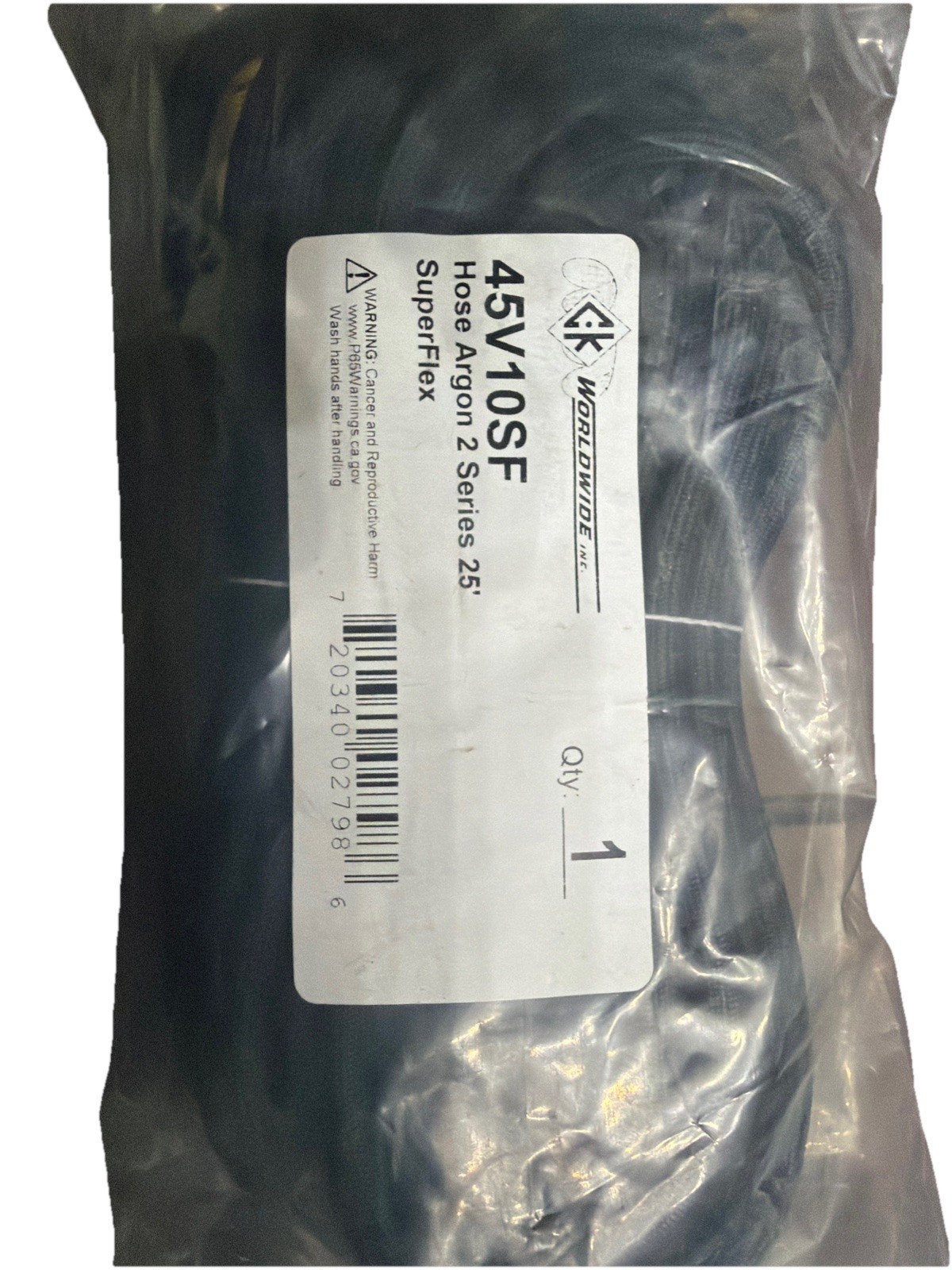 CK Worldwide Hose Argon 2 Series 25’ SuperFlex 45V10SF