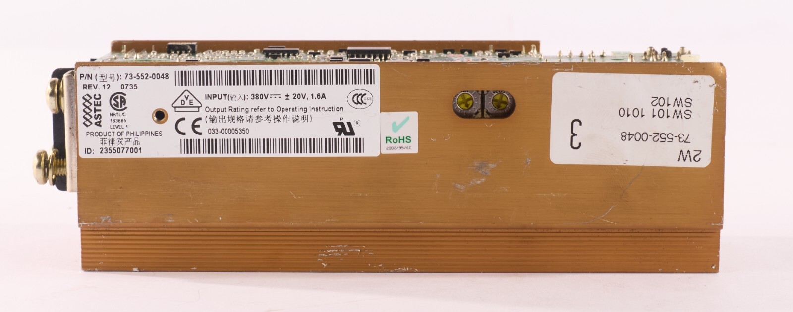 Astec MVP Series Power Module 73-552-0048 380V 1.6A
