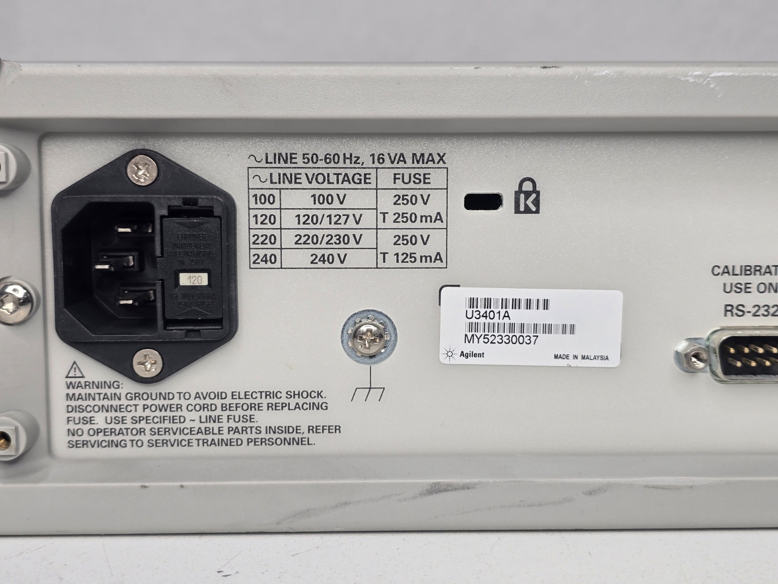 Agilent Technologies U3401A Digital Multimeter 4½ Digit Dual Display