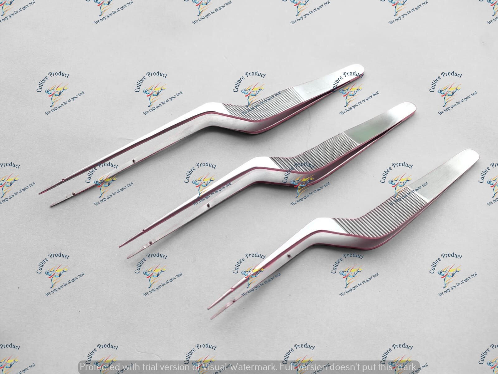 Micro Yasargill Bayonet Forceps Set Of 3 Surgical Neurosurgical