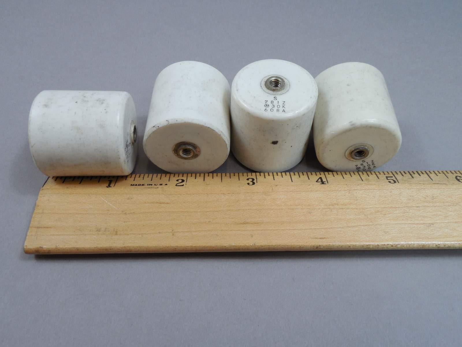 USED – Lot of (4) Murata Doorknob Capacitor 781Z 30K 608A