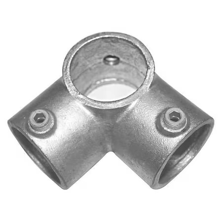 Structural Pipe Fitting, Side Outlet Tee, Cast Iron, 2 In Pipe Size, 50000 Lb
