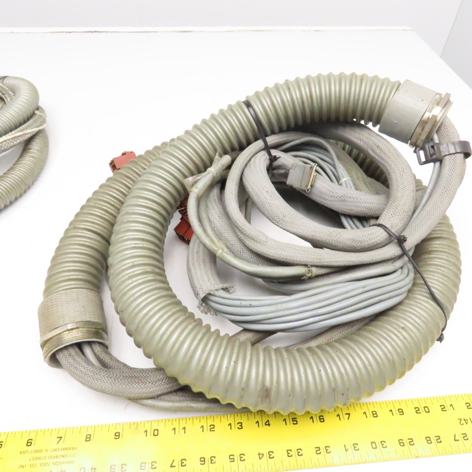Cellular Concepts H-15-3 CellCon Horizontal Milling Machine Cables Sets Lot Of 2