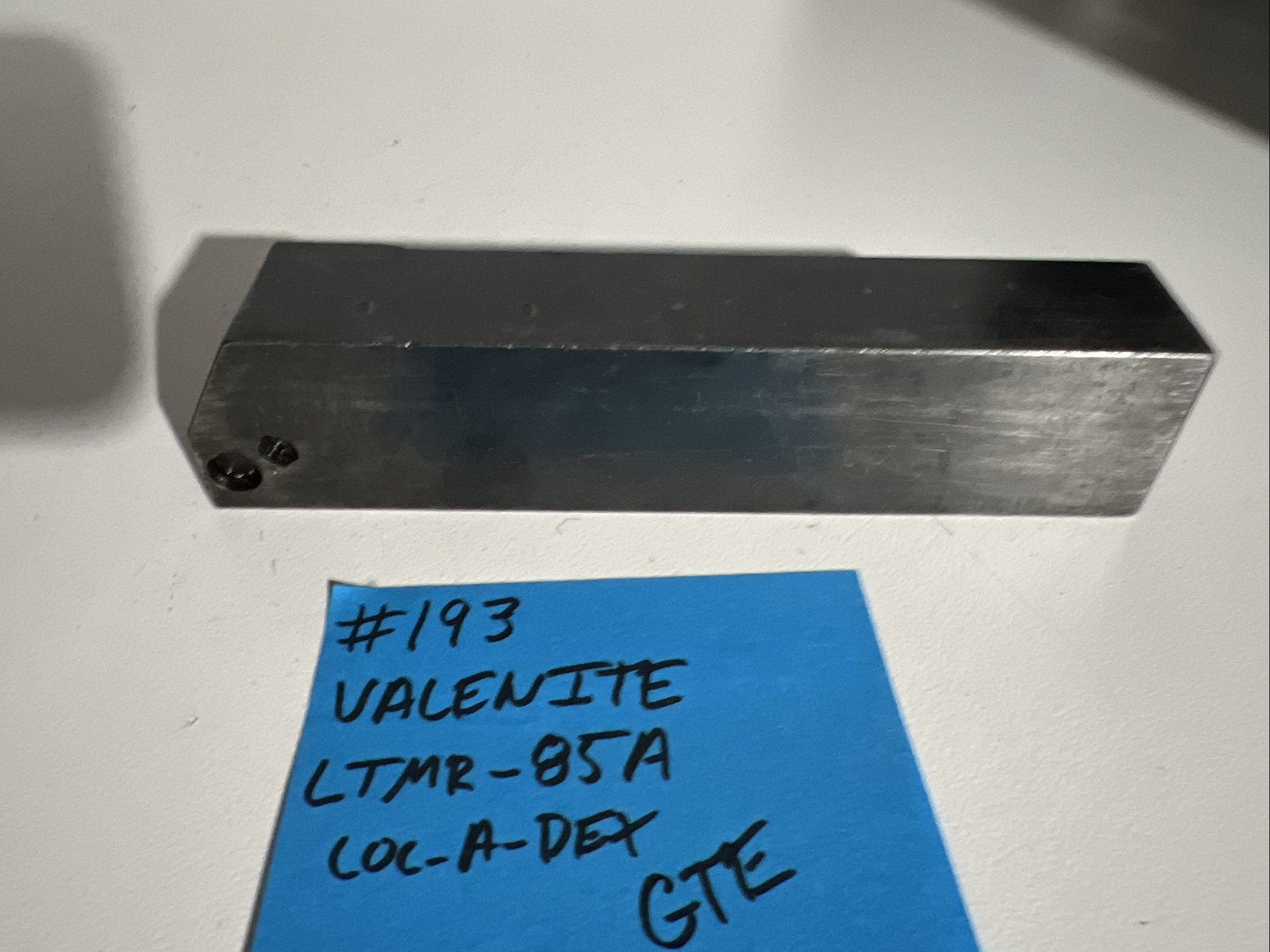 valenite LTMR-85A Indexi Carbide Lathe Toolholder 6”OAL 1-1.25 Shank Turn Thread