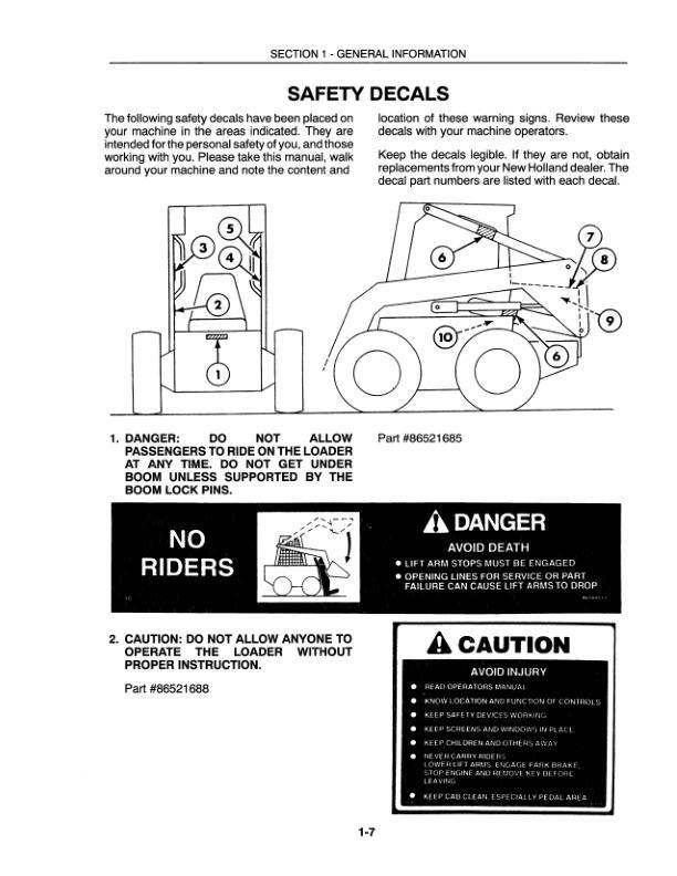 New Holland L865, Lx865,Lx885,Lx985 Skid Steer Loader Service Manual Repair Shop
