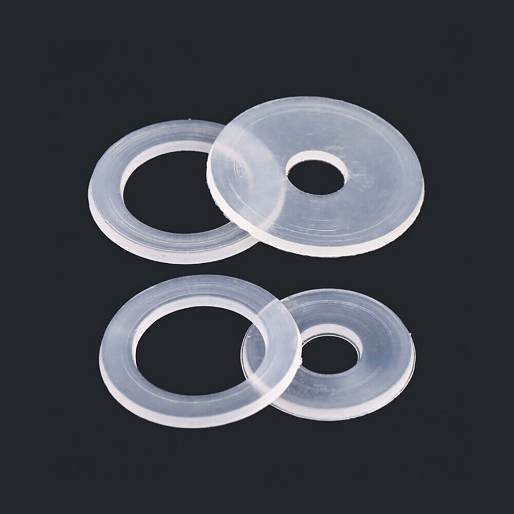 Nylon Plastic Clear Soft Flat Washers Insulation Thick/Thin Gasket ID 3mm-20mm