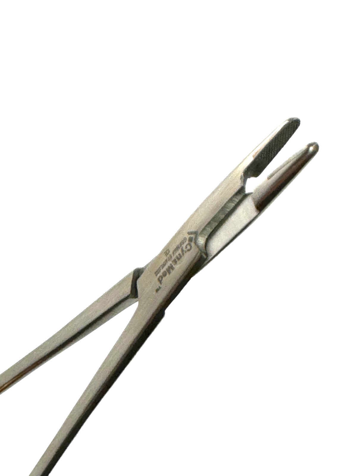 Olsen Hegar Needle Holder 5″ + 5.5″ Set of 2 – Gold Handle Serrated W TC Inserts