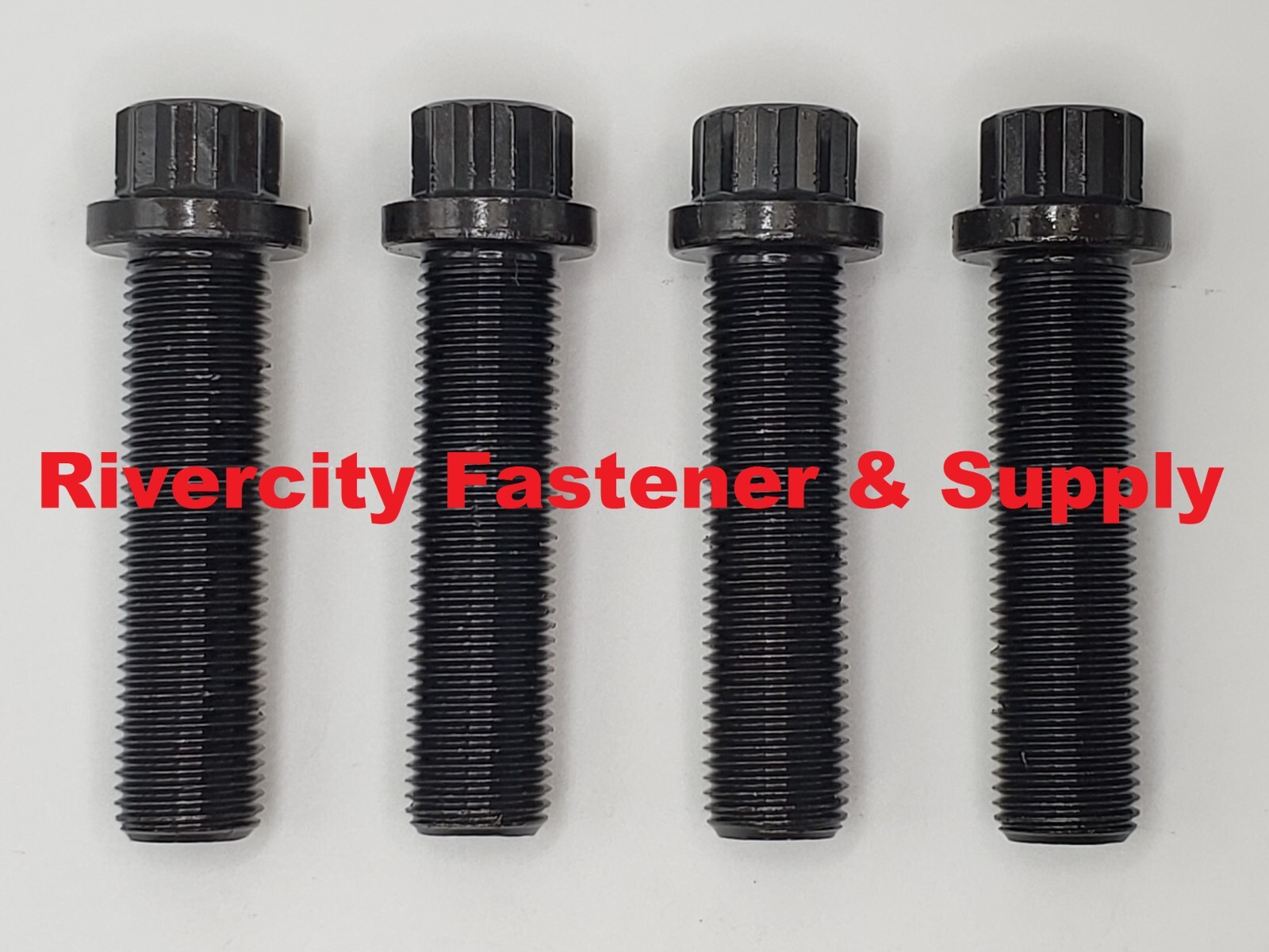 1/2-20×2 Alloy Steel 12 Point Flange Screws 1/2x20x2 Extra Strong Bolts 1/2 x 20