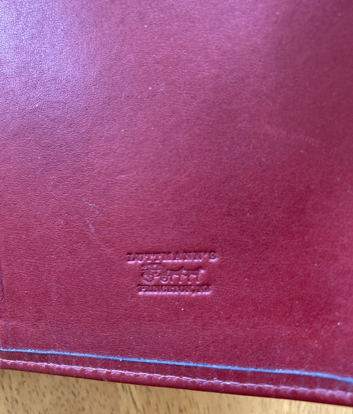 Vintage Filofax Leather Organizer Red USA 1996 from Luttmann’s Luggage 6-ring