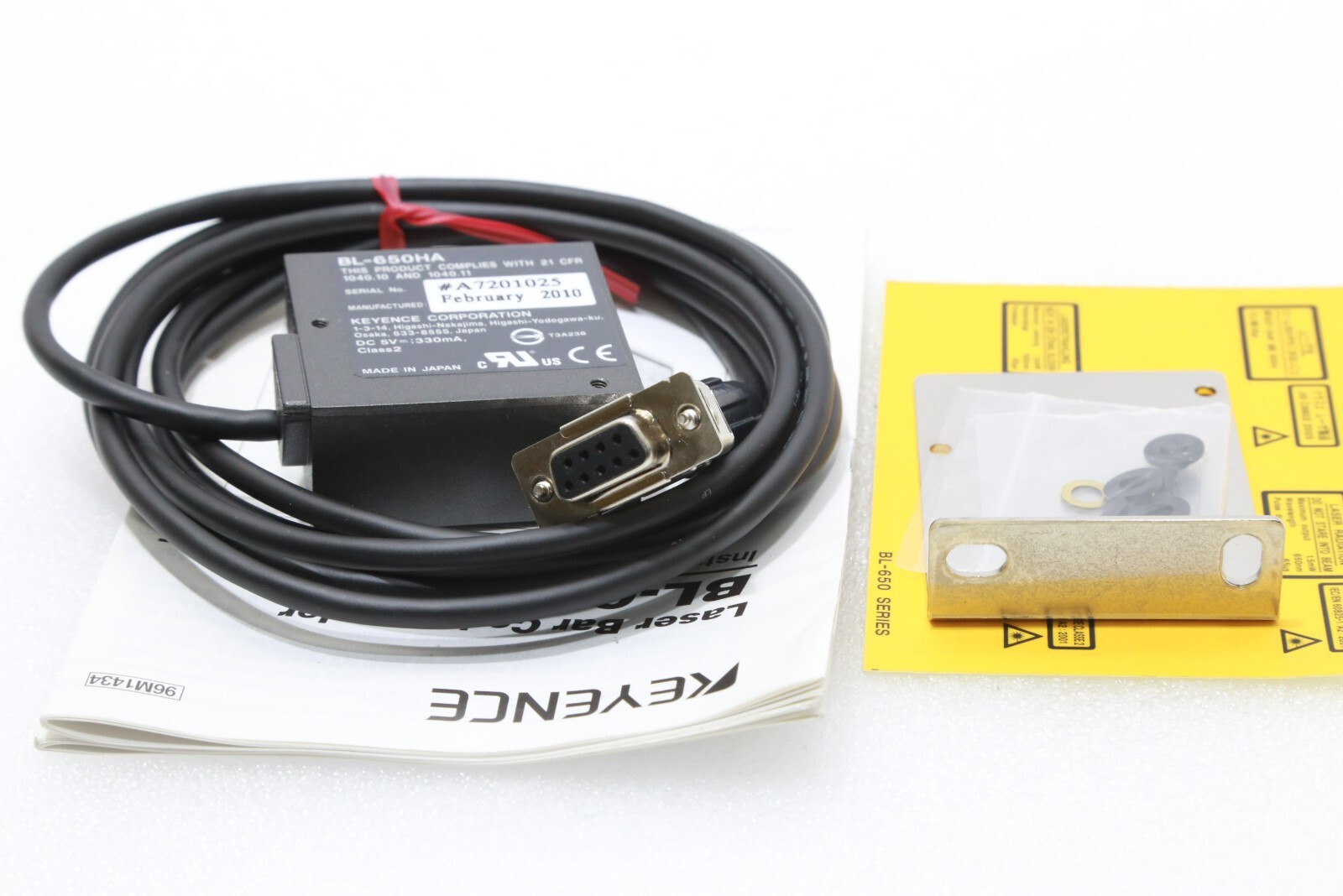 KEYENCE Genuine NNB BL-650HA Laser Barcode Reader SEN-I-2529=9I12