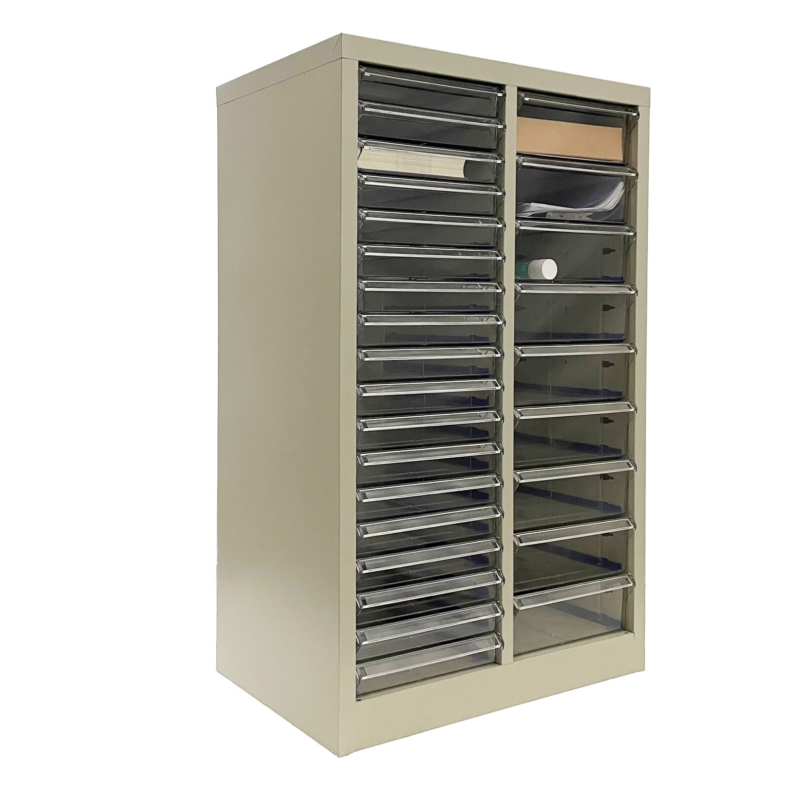 27 Drawers File Cabinet Office Storage Organizer Cabinet Medium+Large Drawer