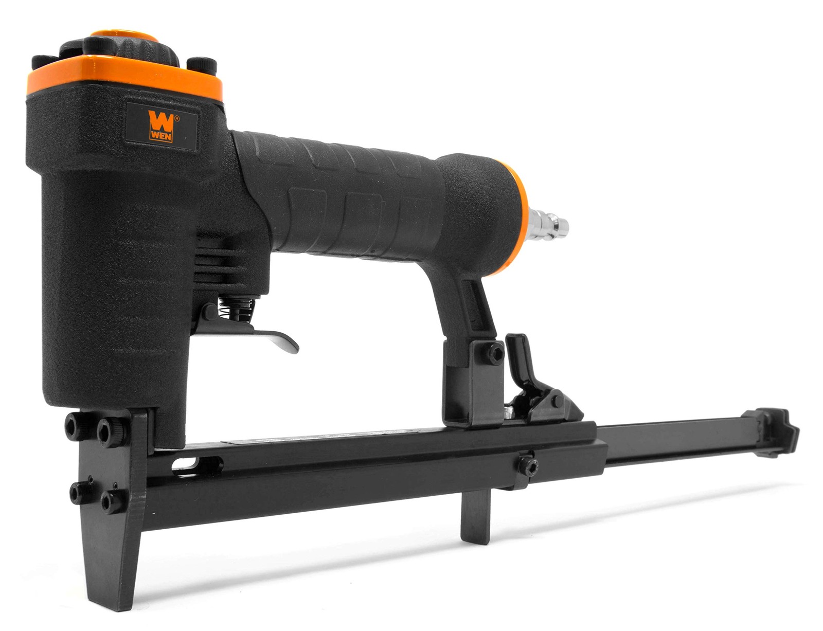 WEN 61706 20-Gauge 3/8-Inch Crown Air-Powered Pneumatic Crown, Black