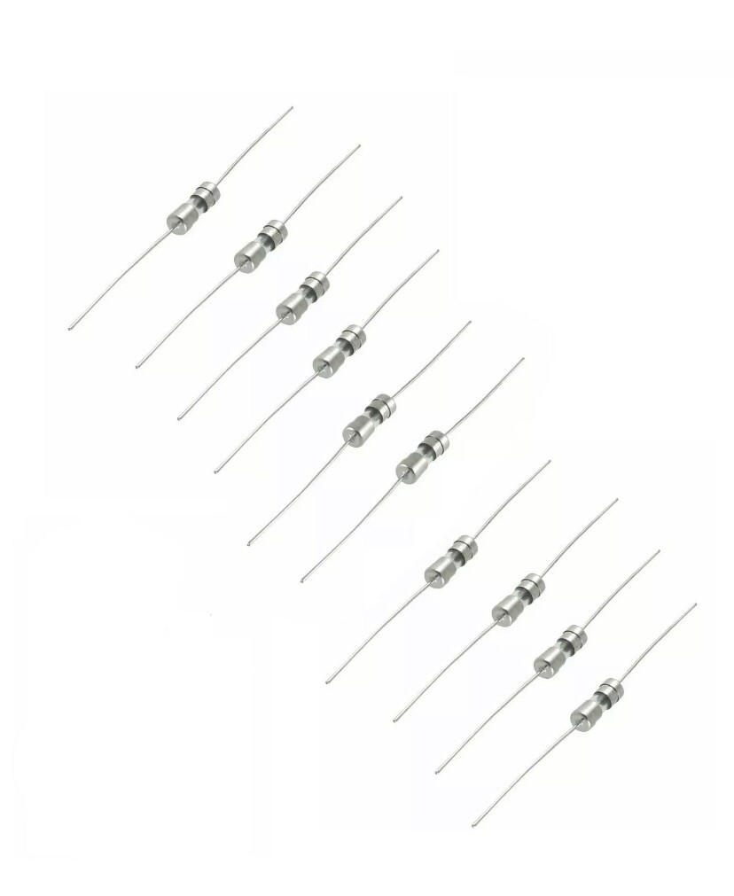 10qt Ceramic Axial Lead Fuse T15A 250V 3.6*10mm Miniature Fuses 15AMP