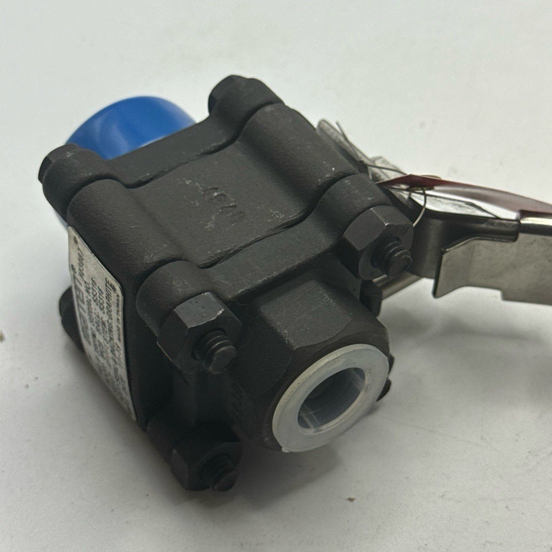 Warren Industrial Ball Valve 1/2 Inch Black 356FRG WCB Carbon Steel 2000 WOG