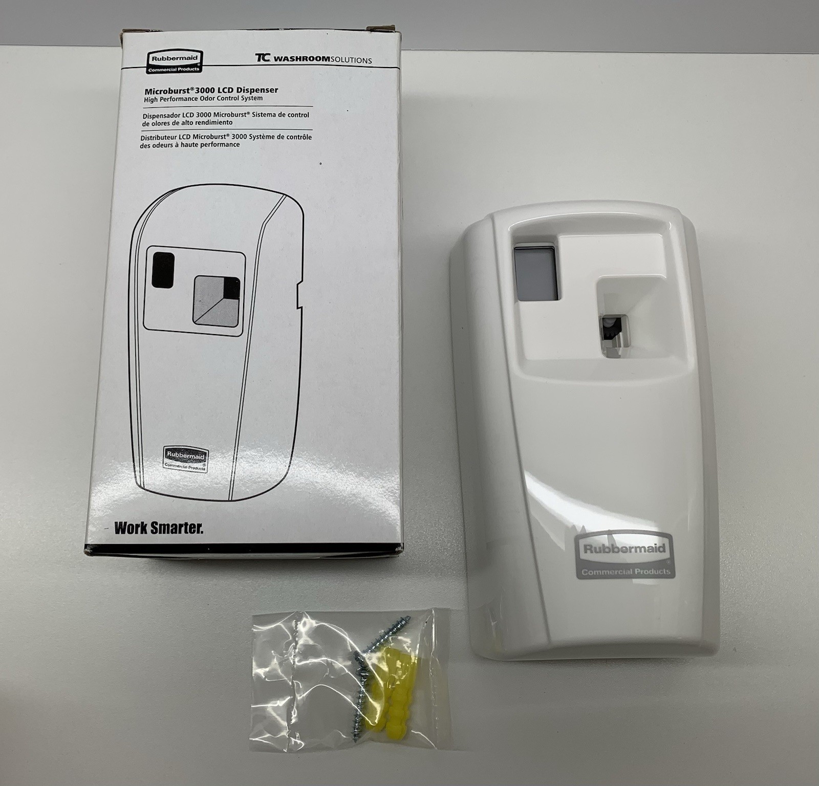 Rubbermaid Microburst 3000 LCD Air Freshener Dispenser 1793532