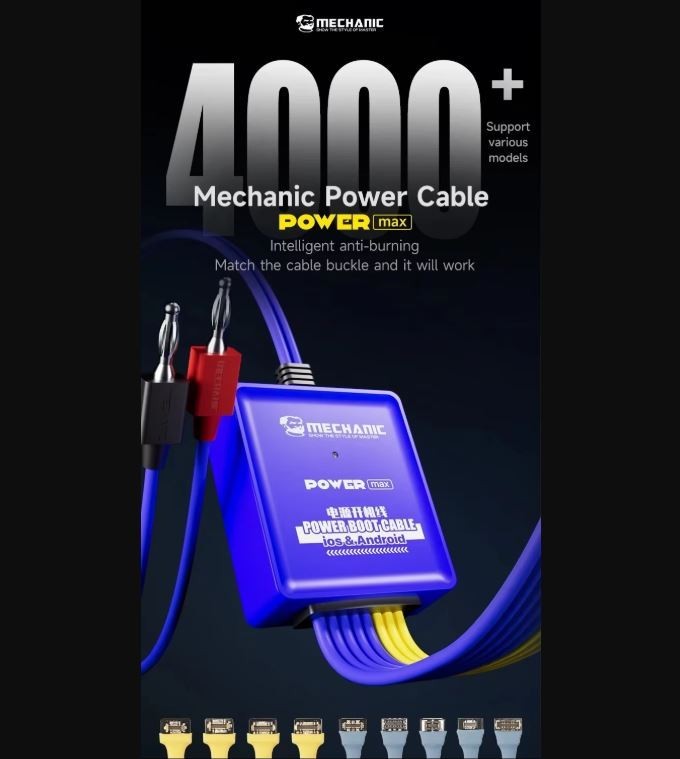 MECHANIC iBoot AD MAX Pro Power Cable iPhone Android Voltage Protection