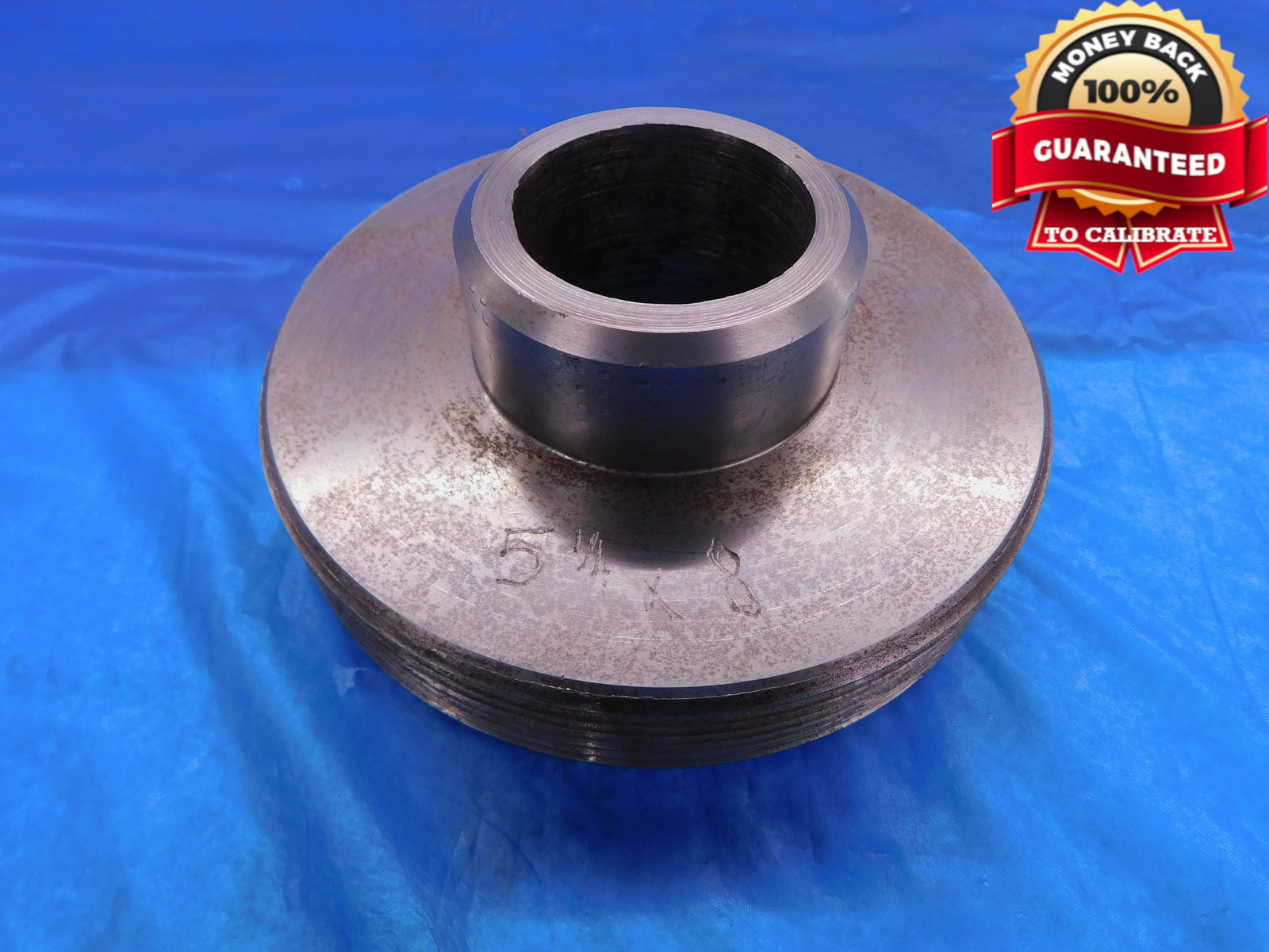 SHOP MADE 5 1/4 8 THREAD PLUG GAGE 5.25 5.250 5.2500 5 1/4″-8 INSPECTION