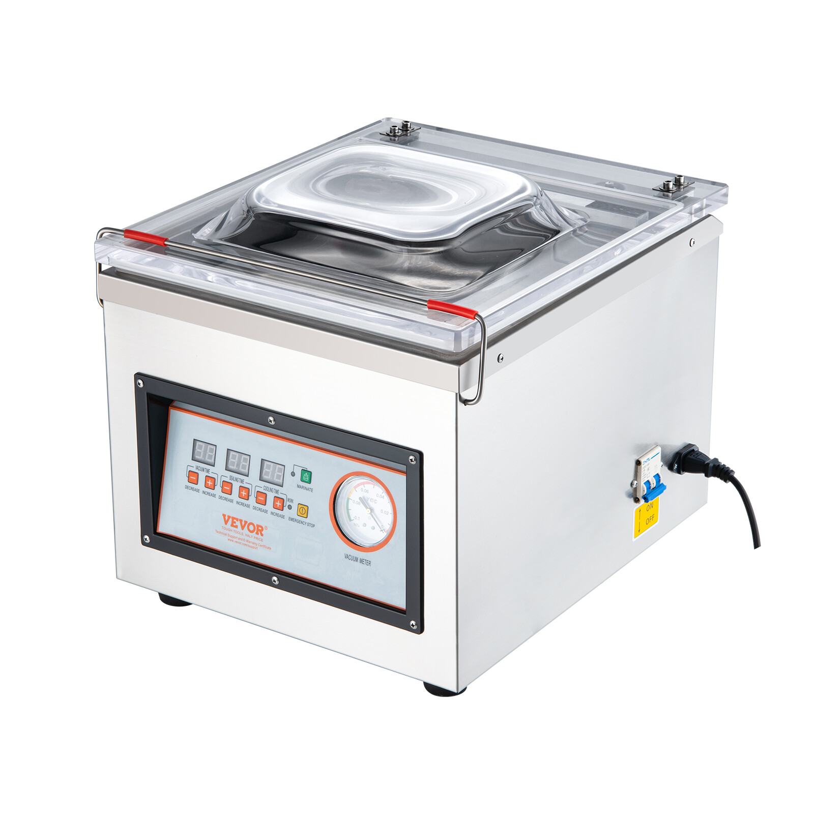 Chamber Vacuum Sealer DZ-260C Commercial Vacuum Sealing Packing Machine 320W