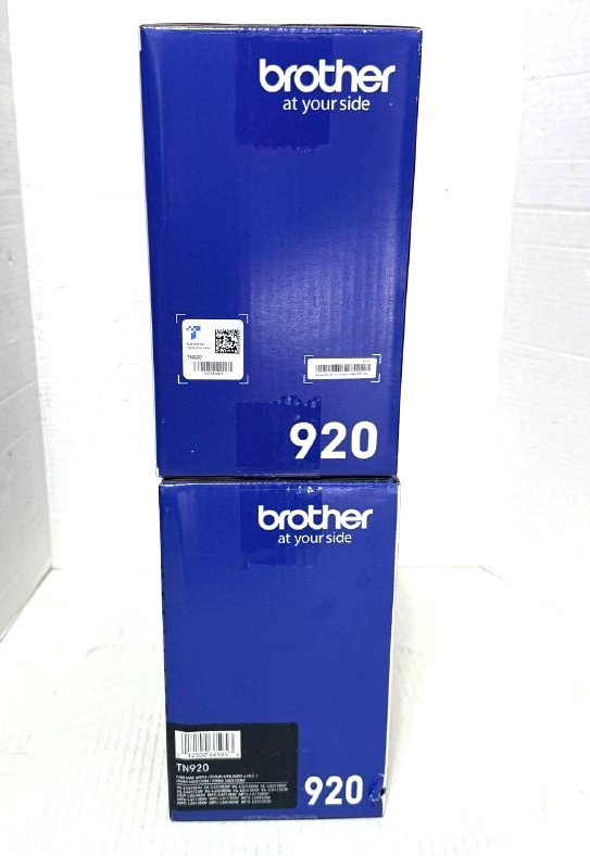 Lot of 2 Brother TN920 Black Toner Cartridge