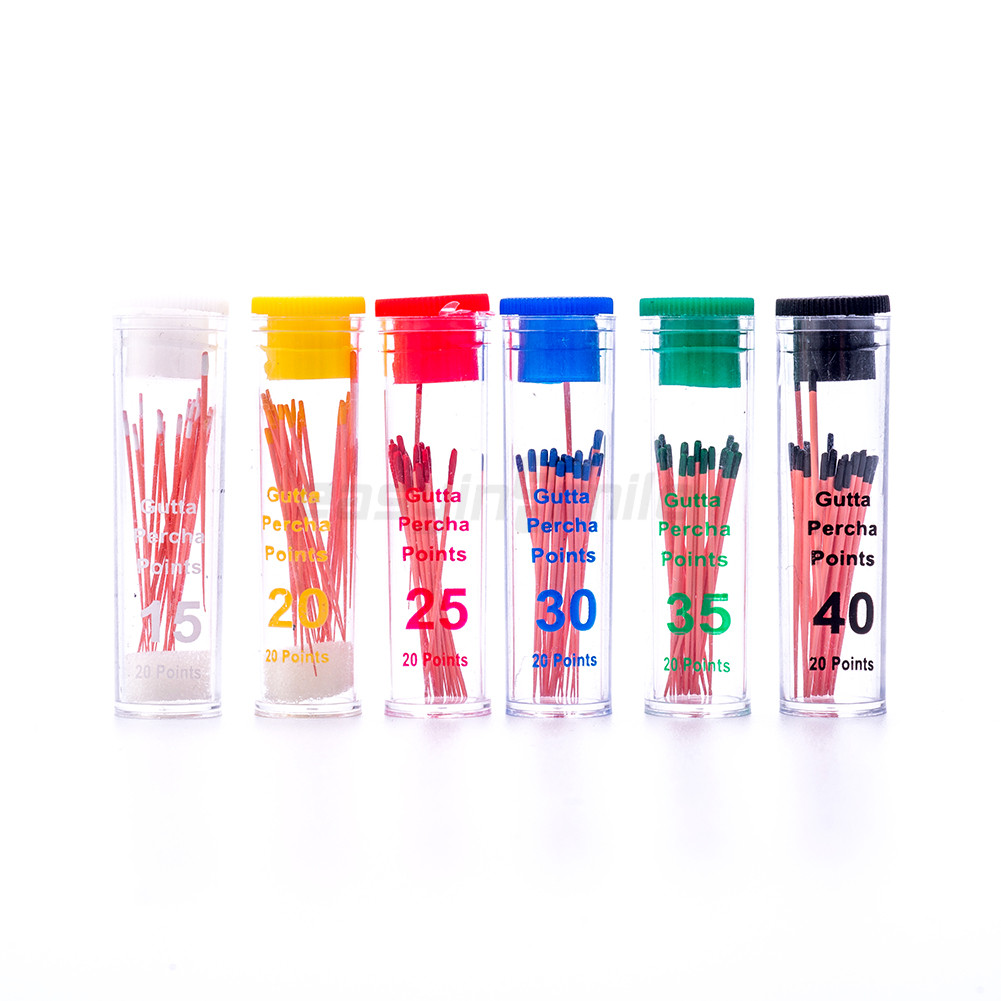 Dental Gutta Percha Points Sterile Endodontic Root Canal .02/.04/.06Taper 15#-80